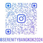 QR code for following Massage Outcall Serenity Bangkok on Instagram @serenitybangkok2024